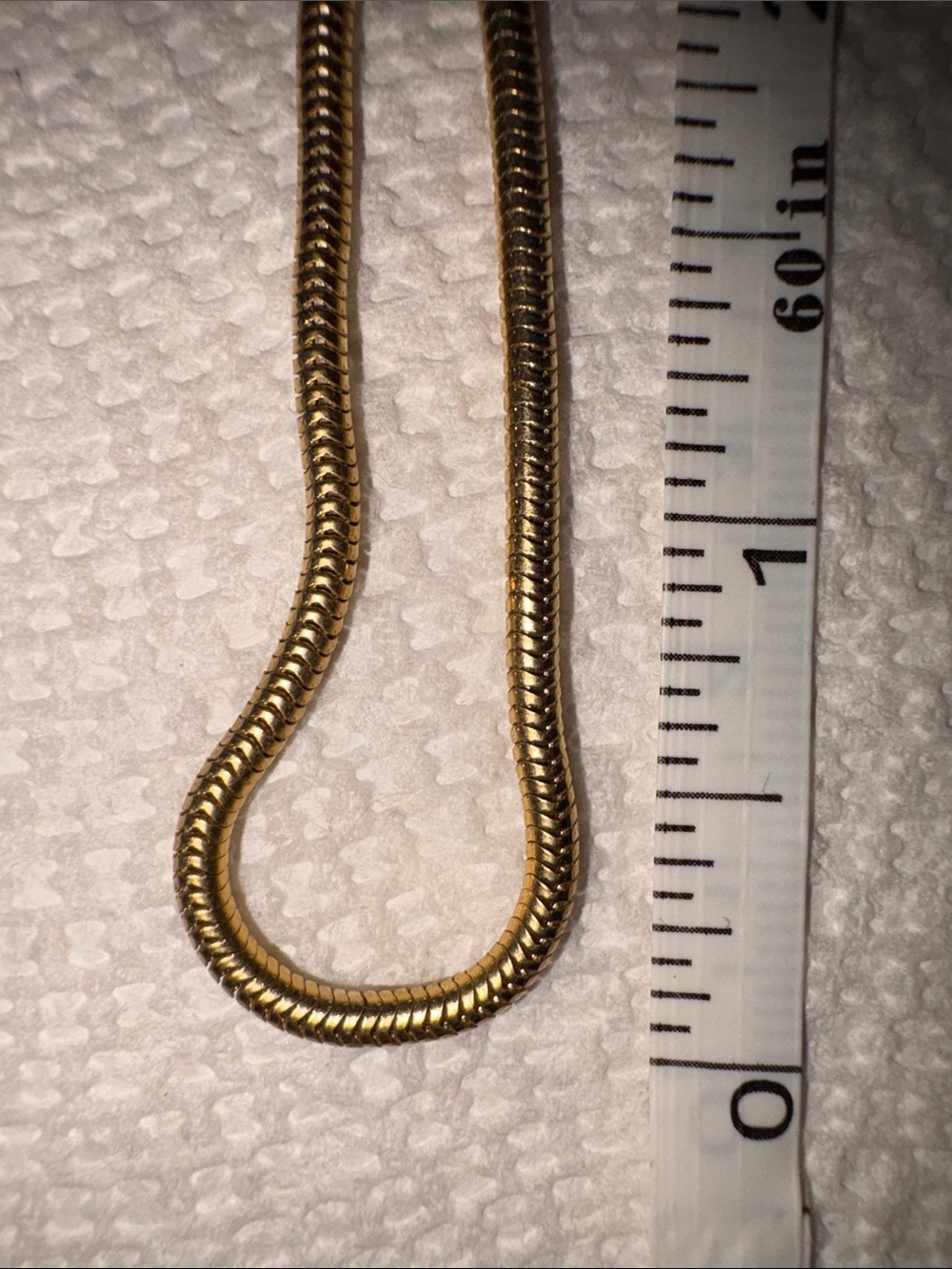 Gold Snake Chain Necklace